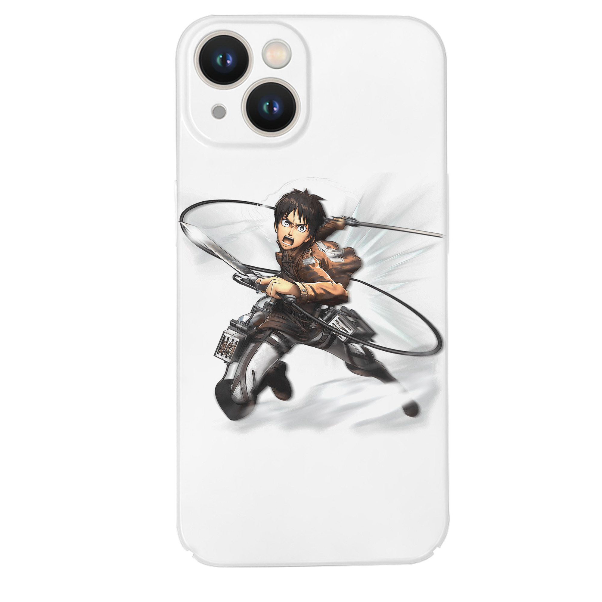 （画像用） 進撃の巨人 エレン･イェーガー Attack on Titan Eren Jäger 【iPhone 14シリーズ対応】ハードケース